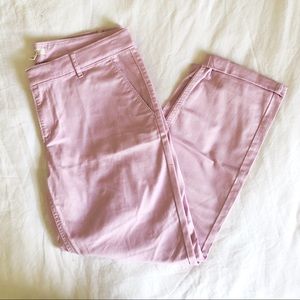 Loft pink girlfriend chinos.